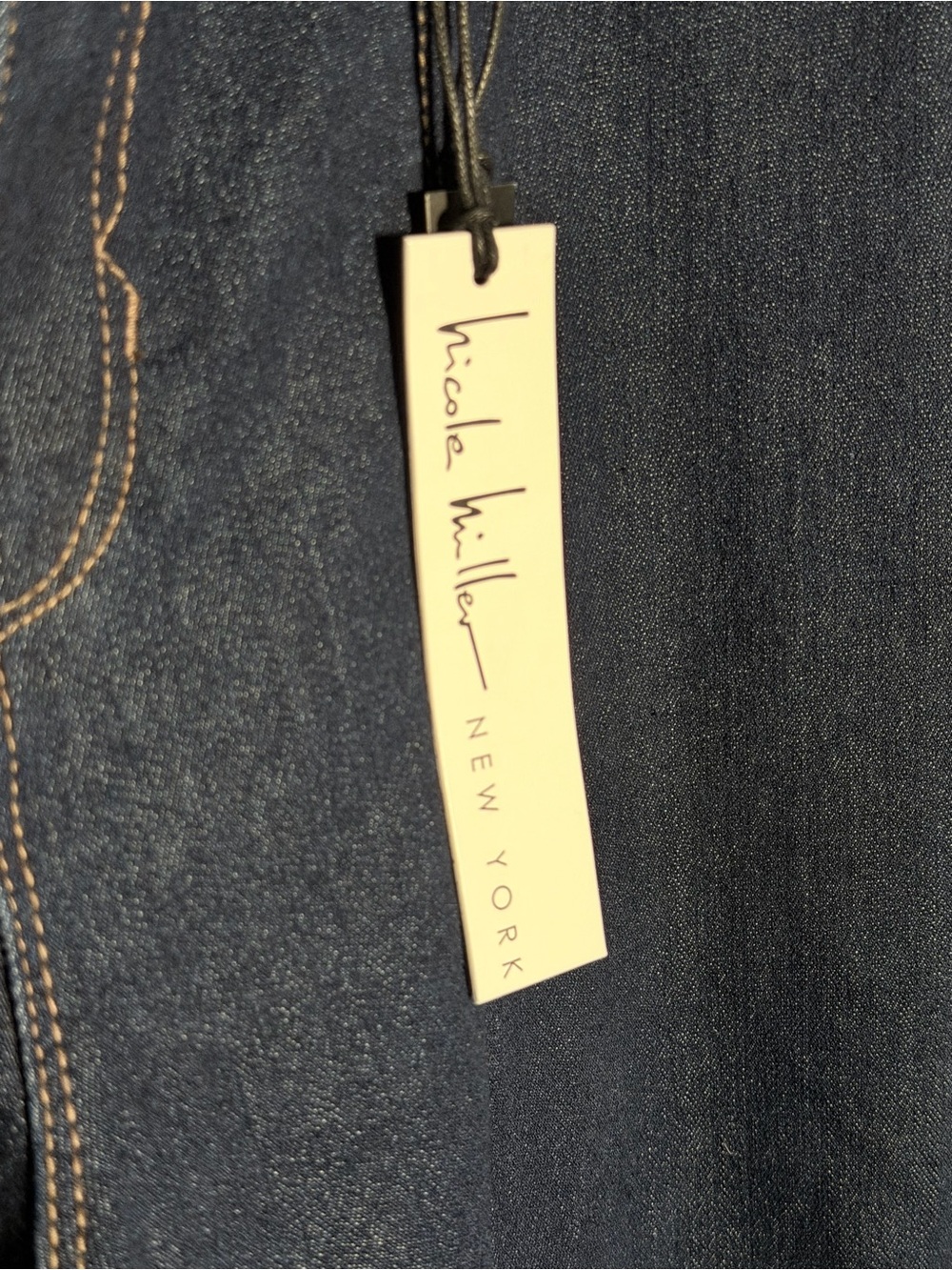 Nicole Miller Women’s Boot Cut Jeans in Dark Indigo - Picture 3 of 13